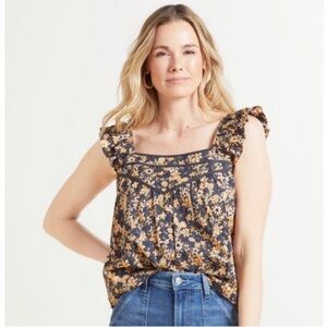 Roan + Ryan Edith Retro Floral Top